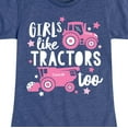 thumbnail image 3 of Case IH - Girls Like Tractors Too - Toddler Girl Short Sleeve T-Shirt, 3 of 5