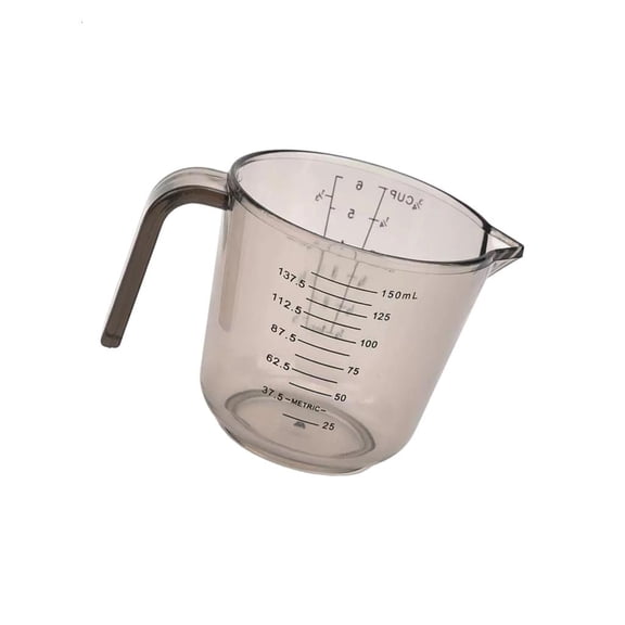 Giaone Plastic Measuring Cup For Recipes Smooth Front Cleaning 5 Capacity Option