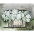 thumbnail image 2 of Norkus, Julie 18x15 Black Ornate Wood Framed with Double Matting Museum Art Print Titled - Vintage Floral Basket, 2 of 4
