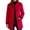 01#Red, variant on Dwralegc Wool Pea Coats for Women Casual Stand Collar Wool Coat Trench Mid Long Thicken Jackets Winter Balck Overcoat with Pockets Clearance Blue L