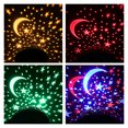 thumbnail image 4 of Luz nocturna para bebés, luz nocturna musical y luminosa para niños, proyector de cielo estrellado, luz nocturna de estrellas de proyección de 10 colores, lámpara de proyector LED para niños adultos, regalo para niños bebé niña niño (azul), 4 of 5