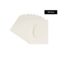 thumbnail image 2 of Oyster Shell Acid Free 6x7.5 Oval Picture Frame Mat with White Core Bevel Cut for 3x5 Pictures -, 2 of 3