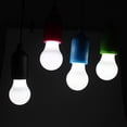 thumbnail image 4 of Bombilla LED colgante con pilas, coloridas bombillas de cable de tracción (negro) Lamparas, 4 of 7