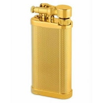 Old Boy IM Corona Butane Pipe Lighter 90 Degree Flame Gold Barley - 1205