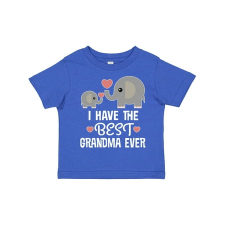 

Inktastic Grandchild Best Grandma Ever Gift Toddler Boy or Toddler Girl T-Shirt