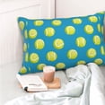 thumbnail image 4 of Fotbe Ball Tennis Funda de Almohada Decorativa Estilo Occidental, Lujo en Algodón, Fundas para Almohadas King, Cojín Estampado para Decoración del Hogar-16"x24", 4 of 6