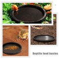 thumbnail image 3 of UPGRATOR 4Ud Comedero Y Bebedero Para Reptiles En Plástico Negro Fácil De Limpiar Y Usar, 3 of 8