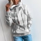 thumbnail image 1 of Pntutb Mujeres Tie-Dyed Print Manga Larga Bolsillo Suelto Sudadera Capucha Pullover top Pntutb Pntutb-378, 1 of 6