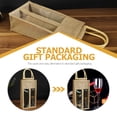 thumbnail image 4 of Transparent Window Gift Bag Multi-function Wine Bag Flax Champagne Bottle Bag, 4 of 8