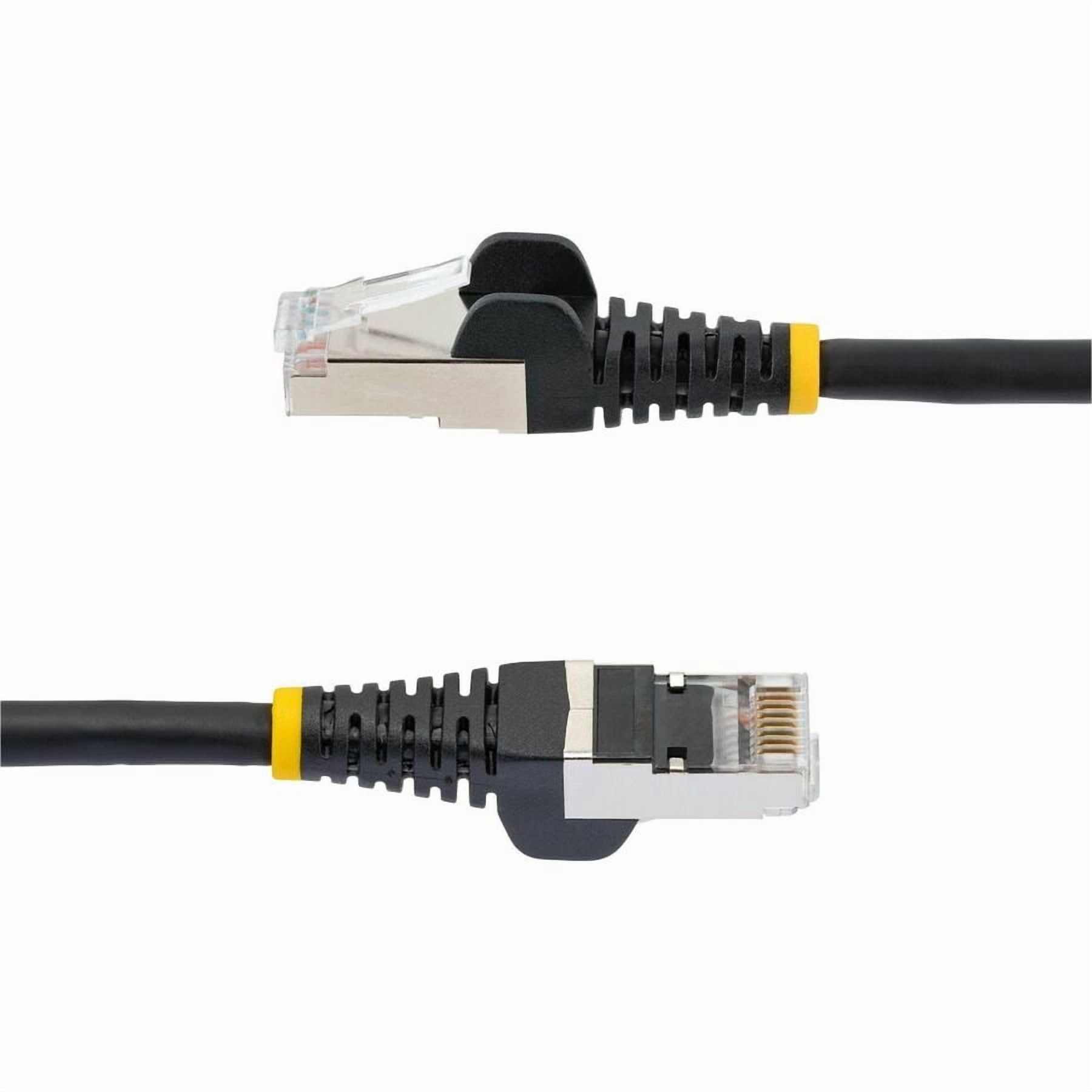 StarTech 100ft Black CAT6a Ethernet Cable, Snagless RJ45, 10GbE, 100W PoE++, S/FTP, 500MHz, 27AWG Pure Bare Copper, LSZH