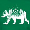 thumbnail image 3 of CafePress - Bear Woods T Shirt - Women's Traditional Fit Dark T-Shirt, 3 of 4