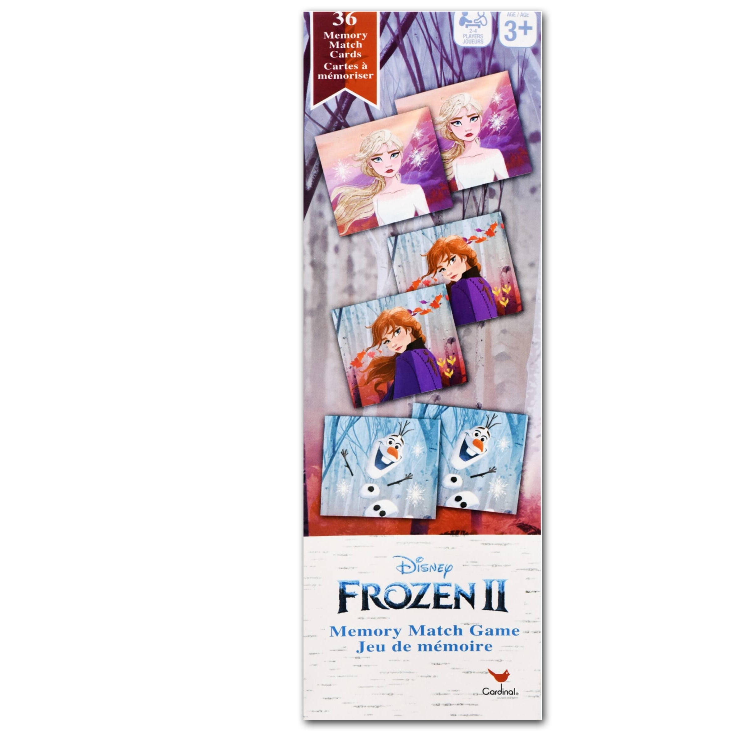 Disney Frozen 2 memory match game w 