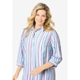 thumbnail image 2 of Woman Within Plus Size Perfect Three Quarter Sleeve Shirt, 2 of 6