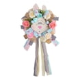 thumbnail image 1 of Corona de Conejo de Pascua, Corona Artificial, Adorno Colgante de , Corona de Primavera para Puerta Delantera, Ventana, Celebración, Fiesta, B, 1 of 9