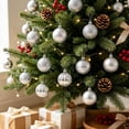 thumbnail image 6 of 50 Pack Christmas Ornament Set for Tree, Wreath, Garland and Holiday Decor, Tabletop and Shelf Display, 6 of 8