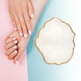thumbnail image 2 of Unique Bargains 1 Pc Portable Marble Rectangle Ring Nail Art Palette Lace-shaped, 2 of 6