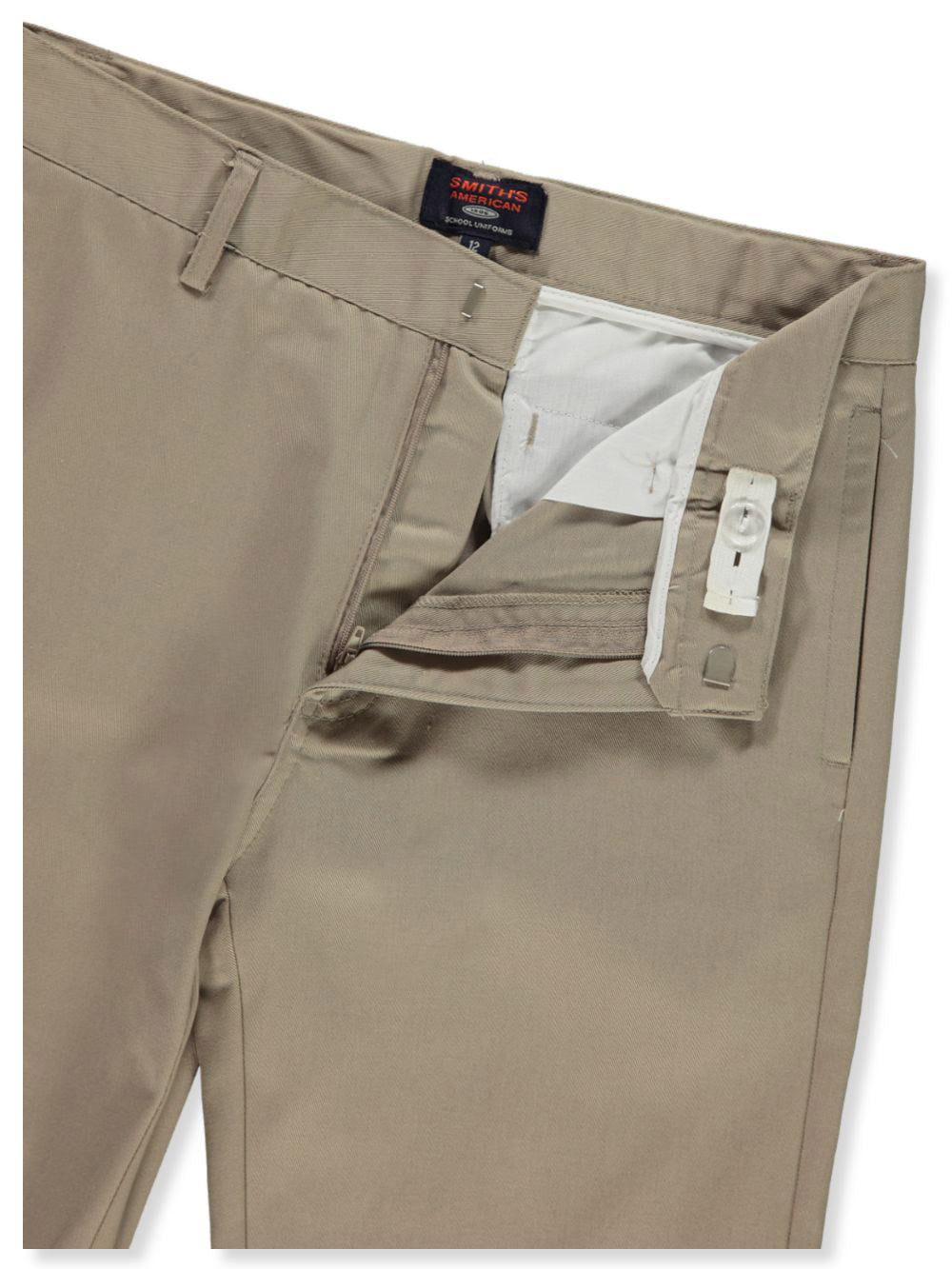 Smith's American Boys' Flat Front Twill Uniform / Dress Pants