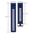 thumbnail image 2 of Correa de reloj inteligente Deportes Fitness Pulsera Correa de TPU Reemplazo de correa de reloj para Garmin Forerunner 35/30 Eigraketly EL2535-03, 2 of 2