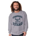 thumbnail image 5 of United States Navy Eagle Anchor Sweatshirt for Men or Women Brisco Brands X, 5 of 6