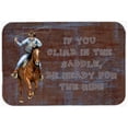 thumbnail image 1 of Carolines Treasures SB3061LCB Roper Horse If You Climb In The Saddle- Be Ready For The Ride Glass Cutting Board - Large, 1 of 2
