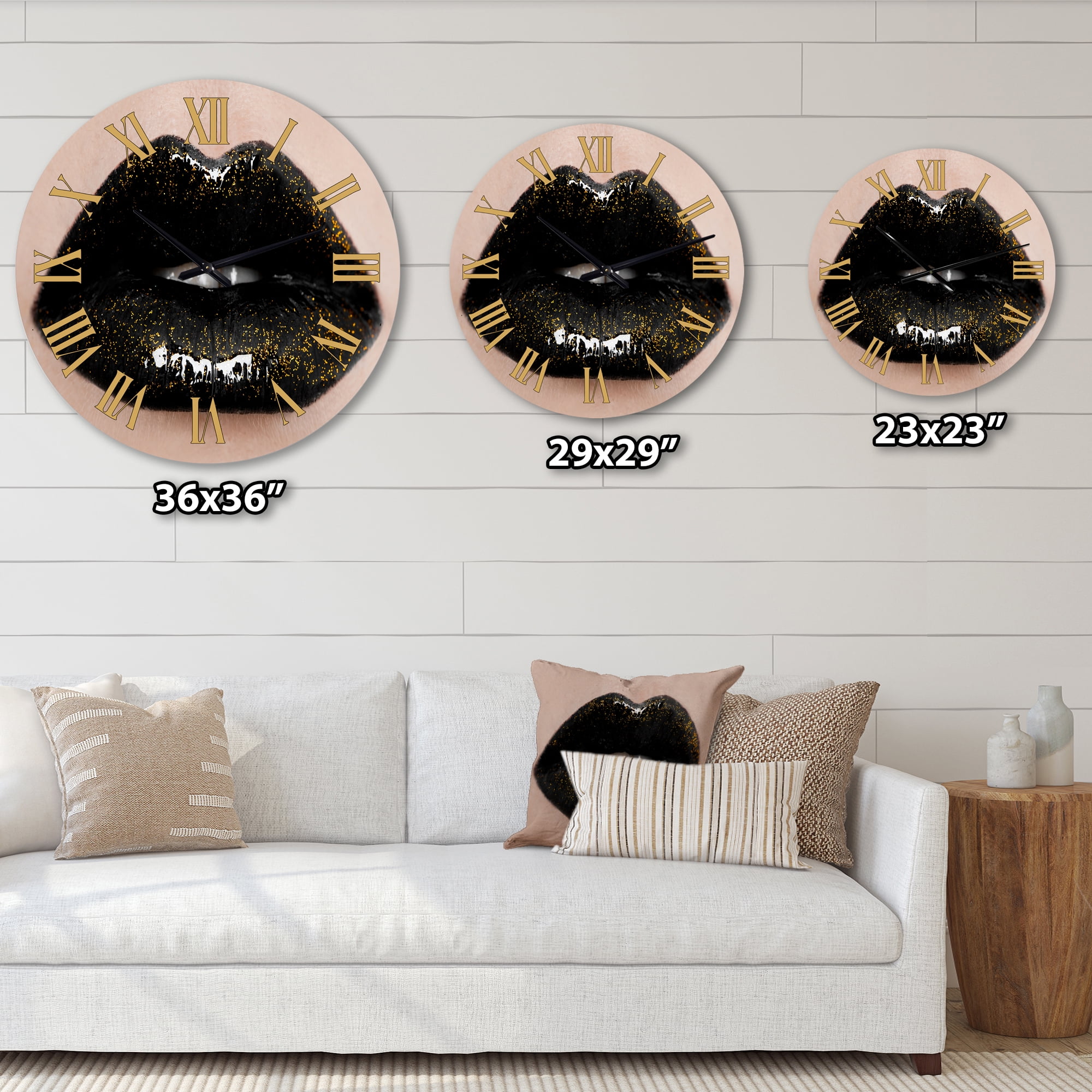 Designart 1 in Quartz Modern/Contemporary Wall Clock