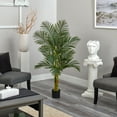 thumbnail image 6 of Nearly Natural 5ft. Golden Cane Artificial Palm Tree, Green, 6 of 6