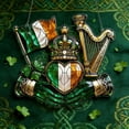 thumbnail image 4 of Uxgjfwu Two Dimensional St. Patrick's Day Acrylic Graphic Pendant, Porch and Garden Art Decoration, Flat Design Hanging Ornament for Home, Irish Theme, Durable, 4 of 6