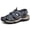 Gray, variant on Mens Closed Toe Outdoor Hiking Sandals, Breathable Adjustable Faux Leather Sandals with Non-Slip Sole for Trekking, Fishing, Beach, Walking