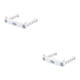 thumbnail image 2 of Cateissary Soporte para bolsas de basura Montado en la pared Cocina Colgando Toalla Bolsas de basura Colgador Puerta del gabinete Estante Suministros de Gris blanco 2piezas Cateissary CBP210314, 2 of 6