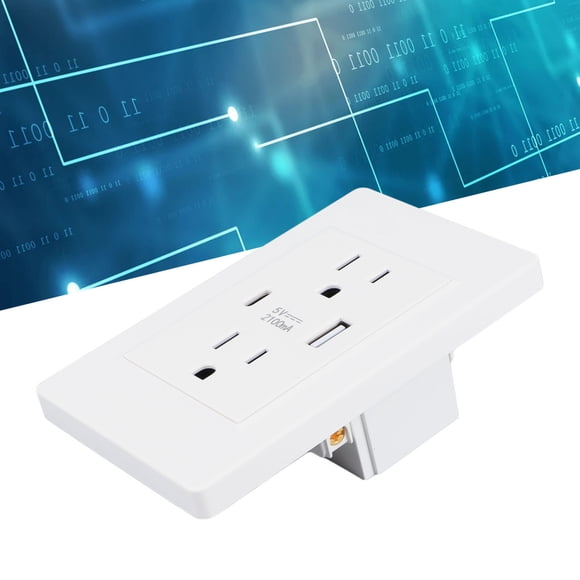 Receptáculo Estadounidense, Enchufe De Pared Estadounidense Ignífugo Multifuncional 110-220V Para Oficina