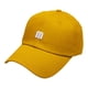 thumbnail image 5 of Sombrero de béisbol BLESIY visera para el cabello clásico informal atlético ejercicio camping viajes amarillo, 5 of 8
