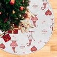thumbnail image 5 of Coolnut Valentine's Day Tree Skirt Home Decoration Large Round Love Hearts Christmas Tree Skirt for Holiday Party Home Christmas Day Ornaments48", 5 of 6