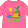 thumbnail image 4 of Inktastic I Love Maui Boys or Girls Long Sleeve Toddler T-Shirt, 4 of 5
