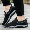 thumbnail image 7 of Mens Shoes,Knit On Sneakers Spring Casual Walking Shoes for Middle And Elderly Gentlemen Comfortable Lightweight Design,Shoes for Men,Black,10, 7 of 7