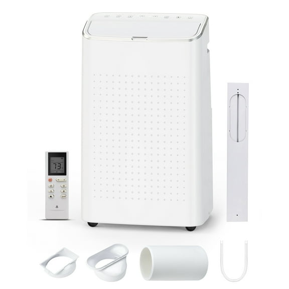 Aoile 15,000BTU ASHRAE Portable Air Conditioner, Powerful AC Unit with Fan & Dehumidifier Mode, Window Mount Exhaust Kit Included