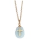 thumbnail image 1 of Collar para mujer, joyería para mujer, joyería para mujer, acero inoxidable, piedra natural, cadena de clavícula femenina, collar A, 1 of 3