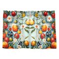 thumbnail image 7 of Yayeee Kitchen Curtains Tier Pair Light Filtering 27"x36" Rod Pocket Short Cafe Window Panel, Red Tomatoes, 7 of 7