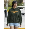 thumbnail image 2 of Spread Kindness 70'S Groovy Hoodie Women -Image by Shutterstock, Female 3X-Large, 2 of 4