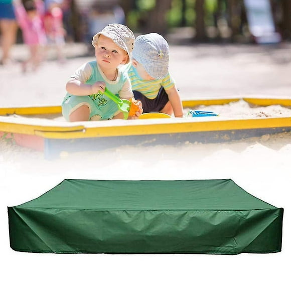 Sand Pit Sandbox Cover With Drawstring Waterproof Uv Protection For Sandbox Outdoor,green,120x120x20,