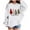 White, variant on JIKNTTR Baby Girls Sweatshirts Christmas Hoodies Kids Long Sleeve Hooded Sweatshirts Cute Hoodies For Girls Hooded Pullover Top Sweatshirt for Girls