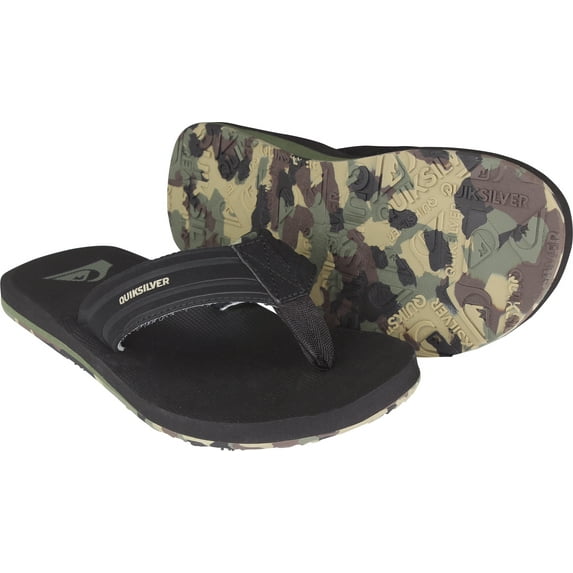 Quiksilver Mens Island Oasis Sandals - Black/Green