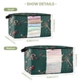thumbnail image 2 of Foldable Clothes Storage Bags Clothes Organizer Bin with Clear Windows for Clothes Bedding Green Christmas Decoration, 2 of 6