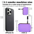 thumbnail image 6 of HSETIY Mini Handheld metal Smoke Machine Handmade Rechargeable Remote Control Smoke Machine  Smoke Maker for Videos Photography Outdoor Activities Party, 6 of 7