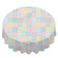 thumbnail image 2 of Pioneer Flower Floral Print Pattern Round Tablecloth 60 X 60 Inch, Wrinkle Resistant Wipeable Table Cloth for Kitchen Dining Picnic Patio Party, 2 of 6