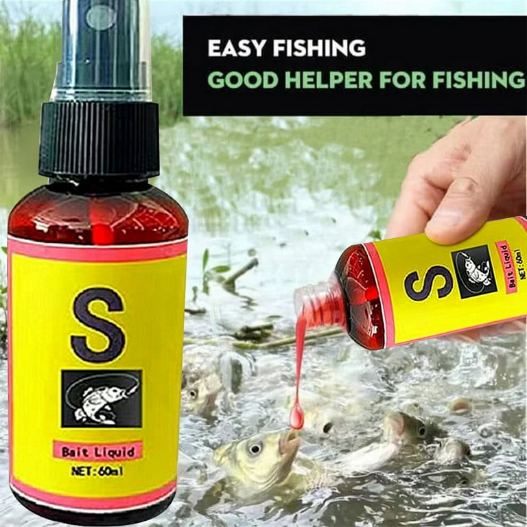 VerPetridure Fishing Bait Natural Bait Scent Fish Attractants for Baits, High  Concentration Fish Bait Attractant Enhancer, Fishing Accessories and  Equipment 60ML 