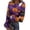 BE41_Purple Pink, variant on IYYVV Halloween Shirts for Women Long Sleeve Crewneck Slim Fitted Basic Tees Funny Ghost Pumpkin Graphic Ribbed Shirts Multicolor S