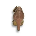 thumbnail image 4 of FLORAL Elisa Women's Wide Width Evening Dress Shoes for Wedding, Prom, & Dinner BRONZE 6.5, 4 of 6