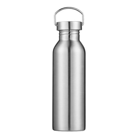 

TANGNADE Portable Stainless Steel For Outdoor Sports Bottle Travel Camping Cold Kettle Dragon Skin 10 No Vacuum Silver L