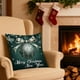 thumbnail image 4 of CaiYueKe Christmas Pillow Cover Holiday Decorations, Festive Sofa Cushion Cover with Christmas Wreath Gift Box Design, Green Christmas Themed Pillowcase for Living Room Office Decor, 4 of 7