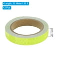 thumbnail image 2 of Unique Bargains Reflective Tape, 2pcs 0.8'x33FT Waterproof High Visibility Warning Safety Tape, Fluorescent Yellow, 2 of 7